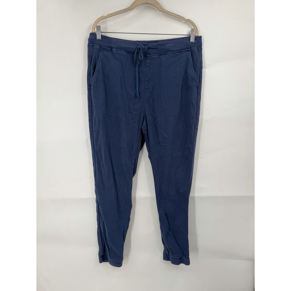 Mugsy Jeans Parkers Jogger Pants Mens XL Blue Stretch Tapered Travel Casual